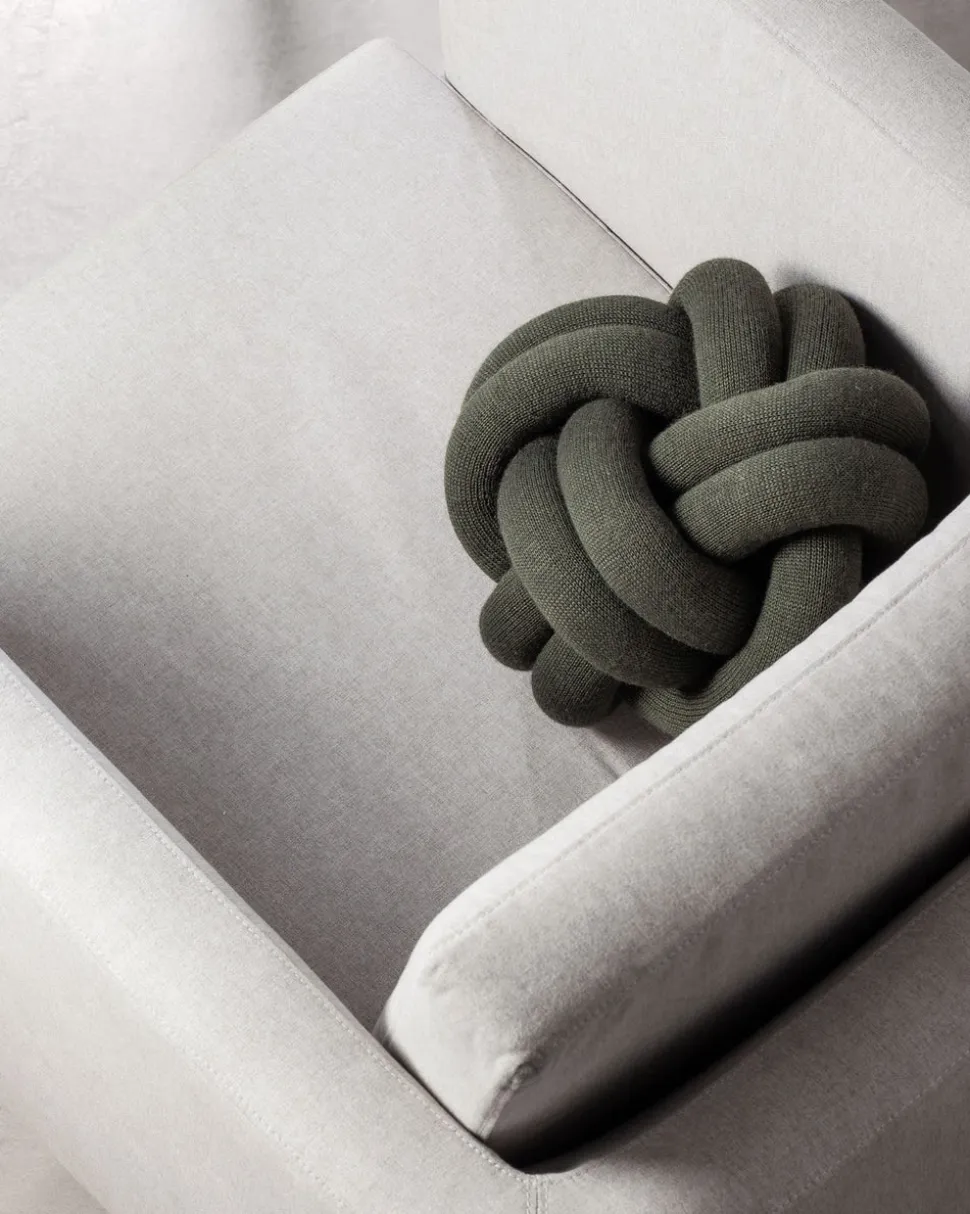 Knot Cushion | Forest Green