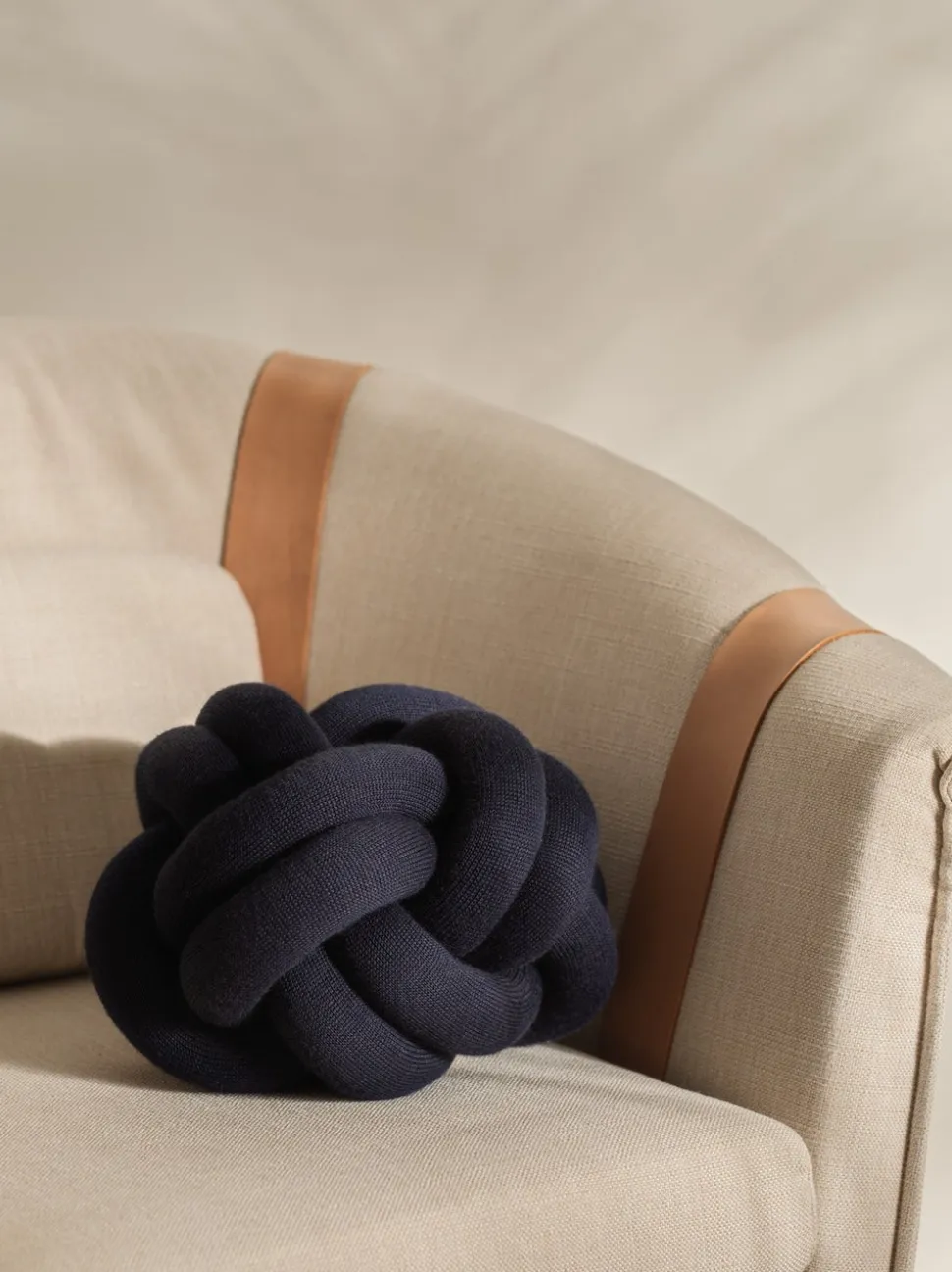 Knot Cushion | Navy