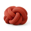 Knot Cushion | Orange Red