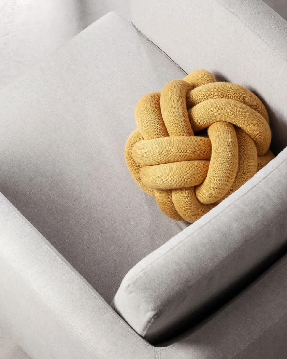 Knot Cushion | Yellow