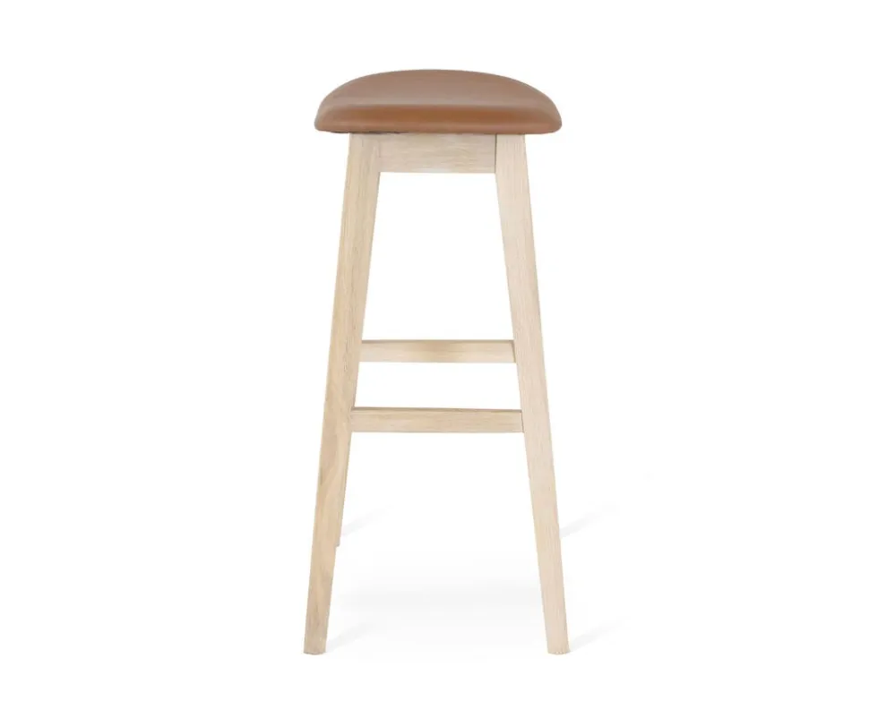 Kyoto Barpall Vitoljad Ek | Lädersits Cognac