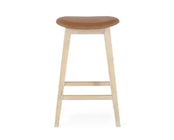 Kyoto Barpall Vitoljad Ek | Lädersits Cognac