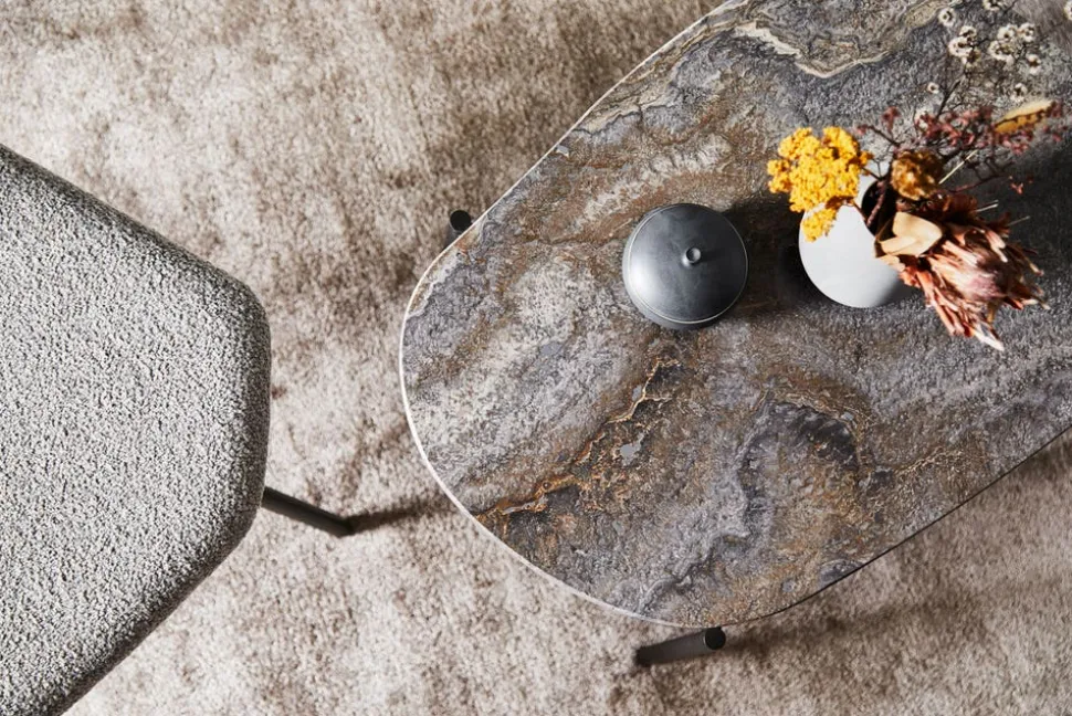 La Terra Bord Large | Grey Melange Travertine