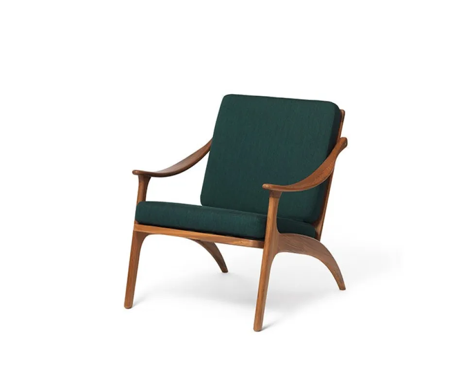 Lean Back Fåtölj | Forest Green Teak