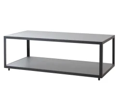 Level Soffbord Rektangulärt | Lavagrå | Ljusgrå Keramik