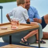 Level Soffbord Small | Vit | Teak
