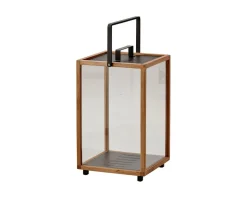 Lighthouse Lykta Large | Teak/Lava Grey