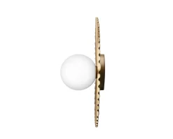 Liila Muuse Vägg-/Taklampa, Medium | Nordic Gold/Opal