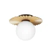 Liila Muuse Vägg-/Taklampa, Small | Nordic Gold/Opal