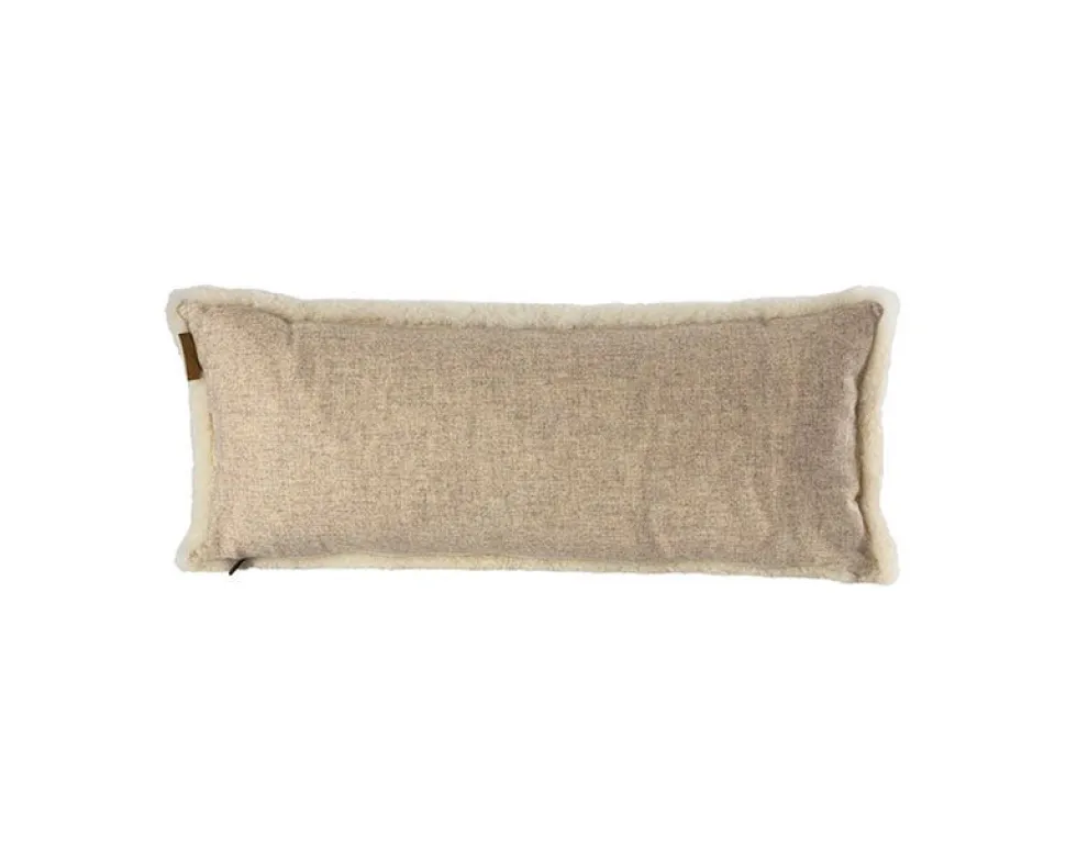Lina fårskinnskudde 60x25 Creme