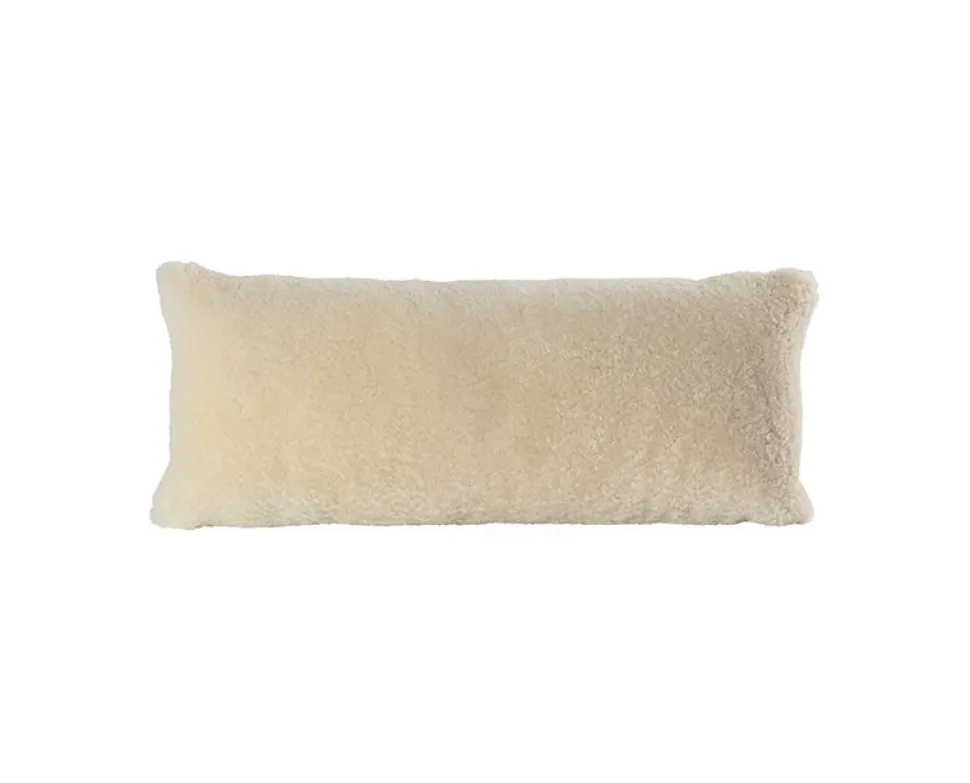Lina fårskinnskudde 60x25 Creme