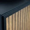 Line Byrå Burned Walnut/ Black | 3+3 Lådor