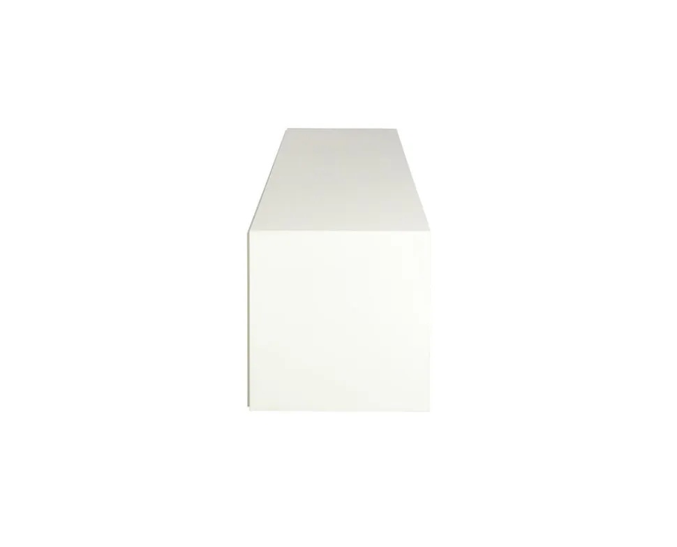 Line Byrå Burned Walnut/ White | 6 Lådor Vägghängd