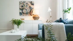 Line Byrå Vit | 3 Lådor