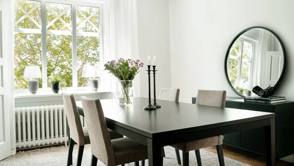 Line Matbord Vit 200