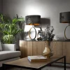 Line Skänk Burned Walnut/ Black | 2 Dörrar 2 Lådor