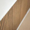 Line Skänk Burned Walnut/ Black | 3 Dörrar 3 Lådor