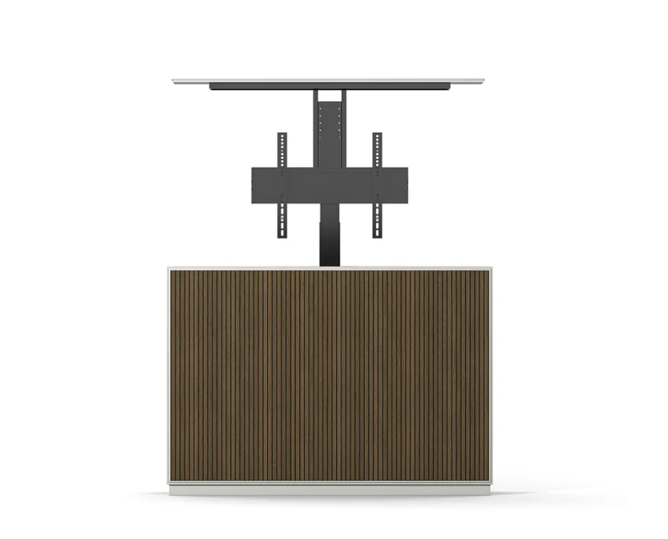 Line Slim Tv-lift 55 | White/ Burned Walnut
