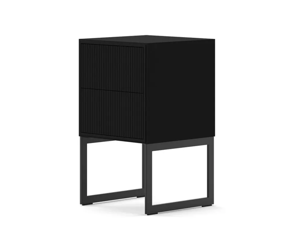 Line Sängbord Black Golvstående