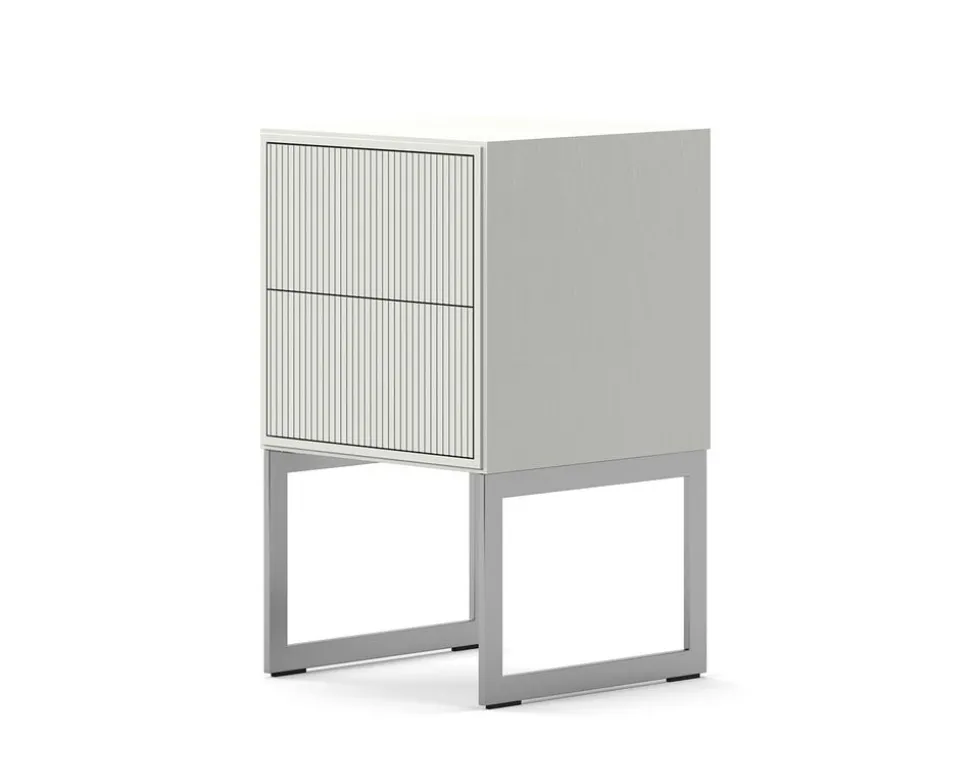 Line Sängbord White Golvstående