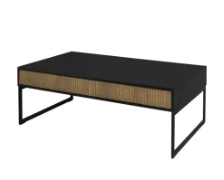 Line Soffbord Burned Walnut/ Black 130x70