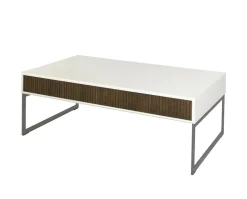 Line Soffbord Burned Walnut/ White 130x70