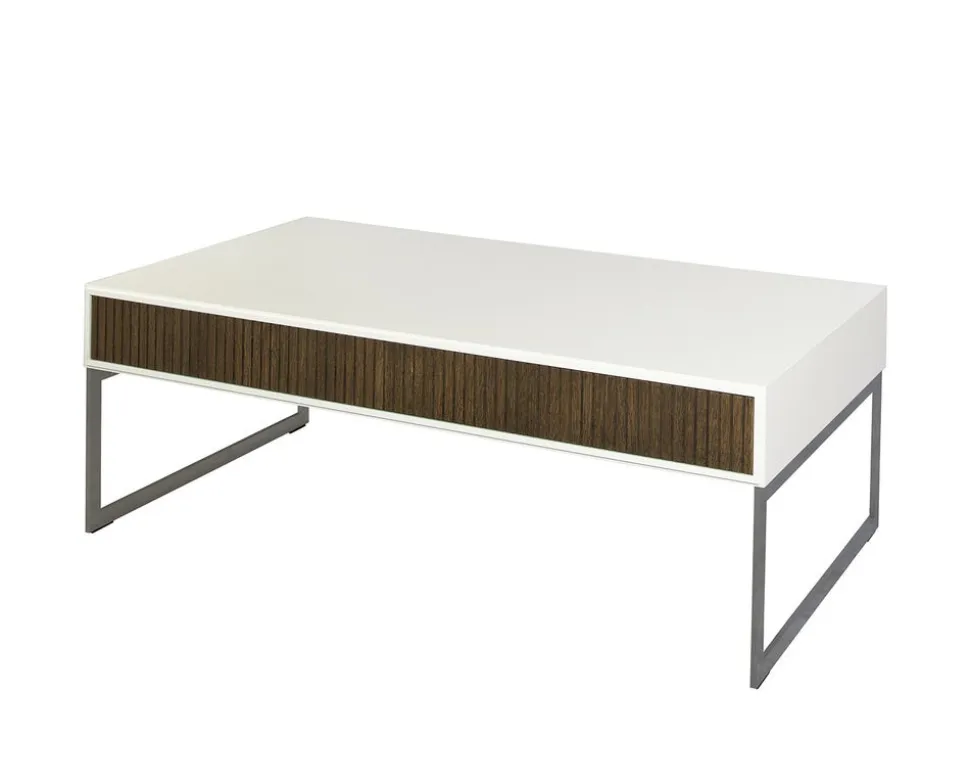 Line Soffbord Burned Walnut/ White 130x70