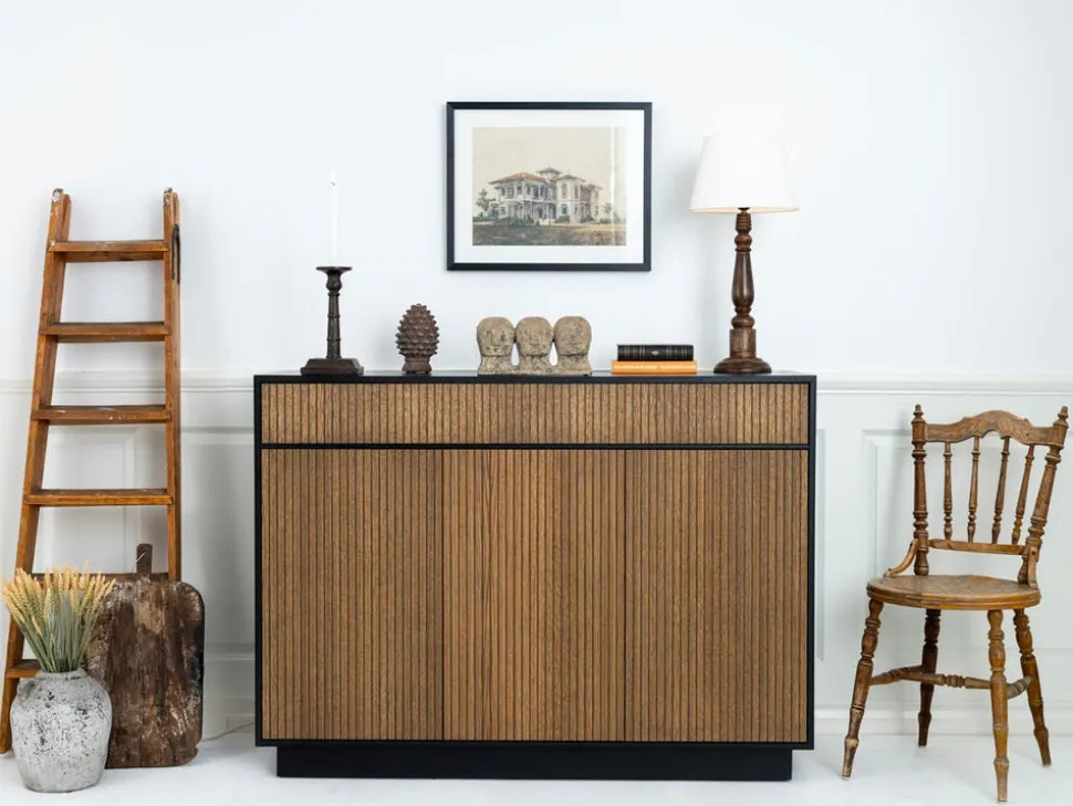 Line Tv-lift 65 | Black/ Burned Walnut