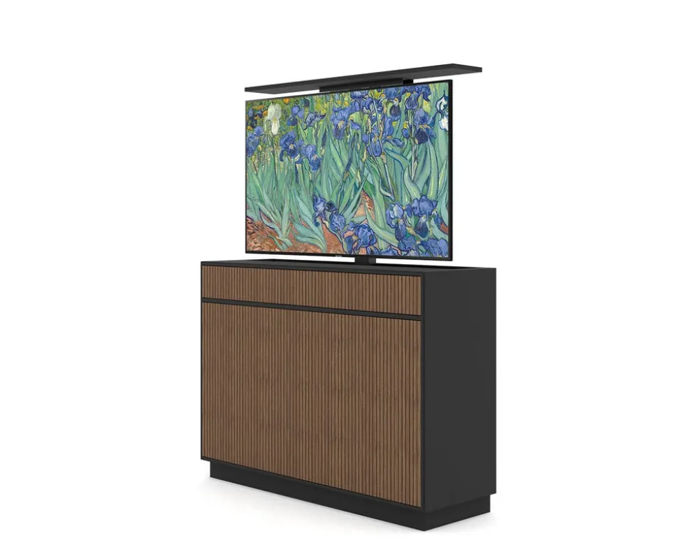 Line Tv-lift 55 | Black/ Burned Walnut