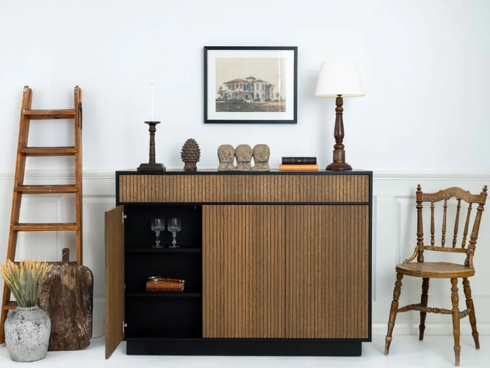 Line Tv-lift 55 | White/ Burned Walnut