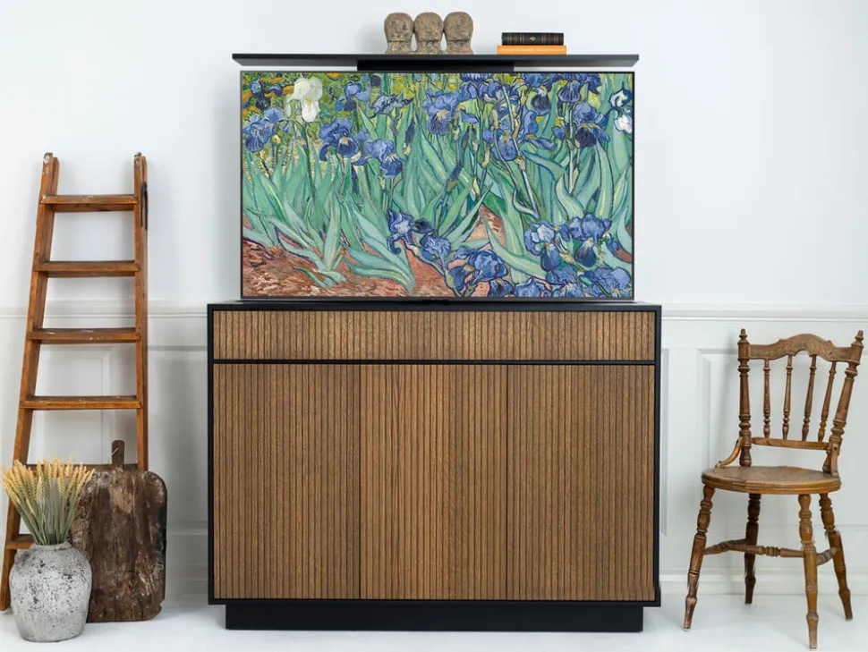 Line Tv-lift 55 | White/ Burned Walnut