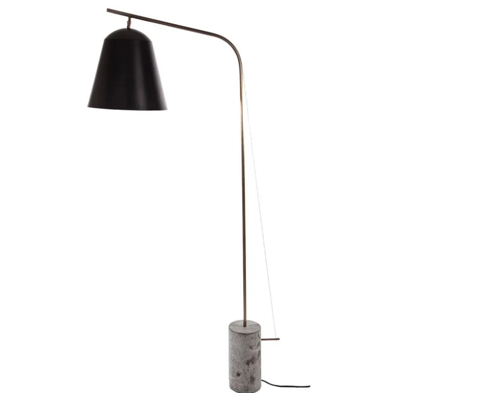 Line Two Golvlampa | Black