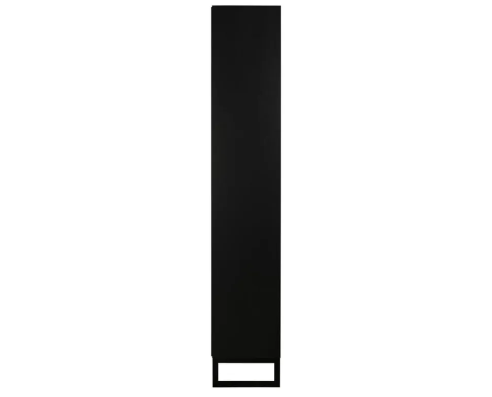 Line Vitrinskåp Burned Walnut/ Black