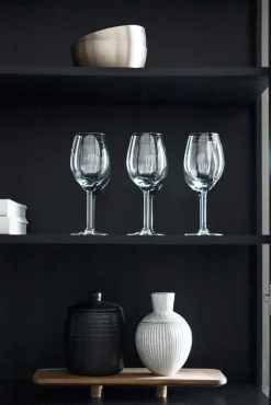 Line Vitrinskåp | Vit, 2 Glas
