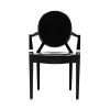 Louis Ghost Stol | Svart