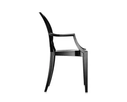 Louis Ghost Stol | Svart