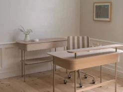 Luna Skrivbord | Låda | Nutmeg/Vitpigmenterad Ek