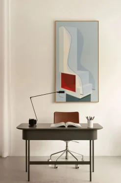 Luna Skrivbord | Låda | Orkangrå