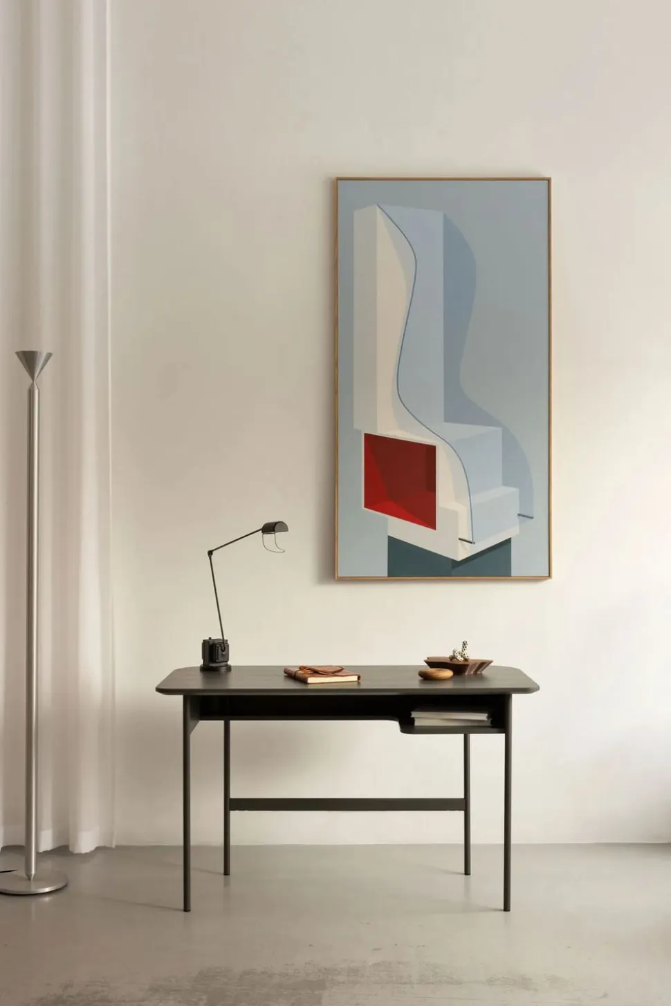 Luna Skrivbord | Orkangrå