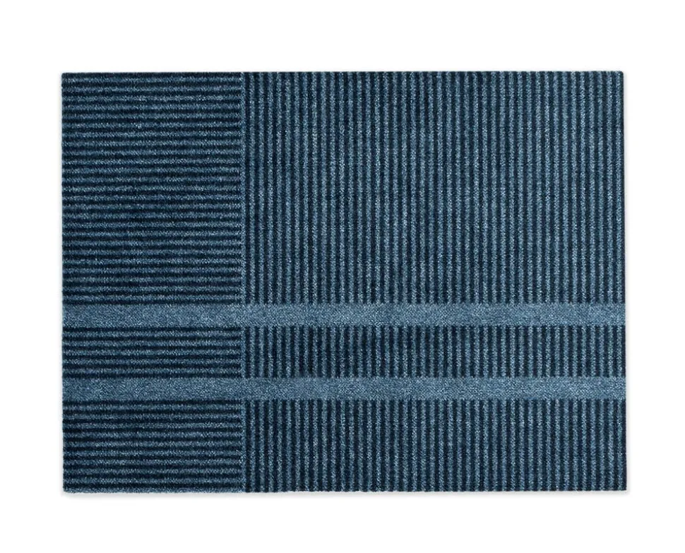 Løype Dörrmatta | Stormy Blue 85x115