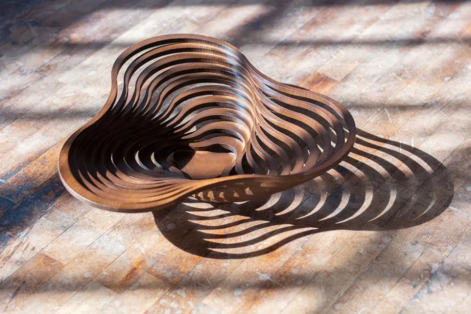 Makani Dekoration | Brunbetsad Mahogny