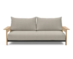 Malloy Wood Bäddsoffa | 155 cm | 579 Kenya Gravel