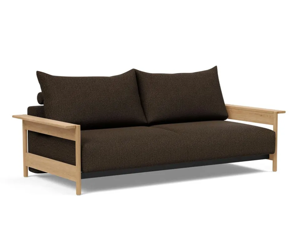 Malloy Wood Bäddsoffa | 155 cm | 358 Taura Chocco