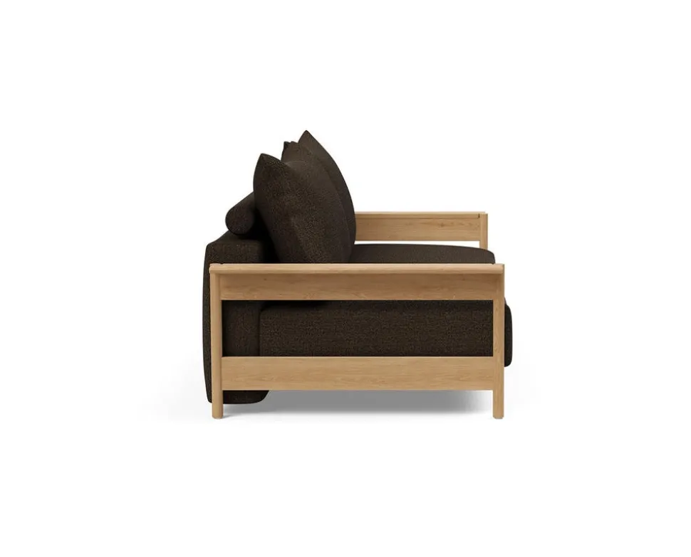 Malloy Wood Bäddsoffa | 155 cm | 358 Taura Chocco