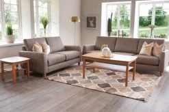 Marathon Soffbord 120 | Vitpigmenterad Ek