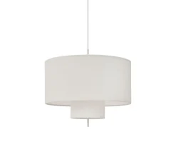 Margin Pendel Ø70 | Vit Canvas