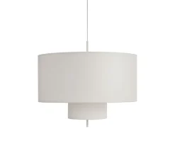 Margin Pendel Ø90 | Vit Canvas