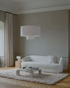 Margin Pendel Ø50 | Vit Canvas