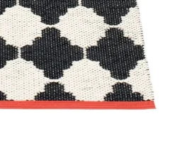 Marre gångmatta Black Coral Stripe 70x150