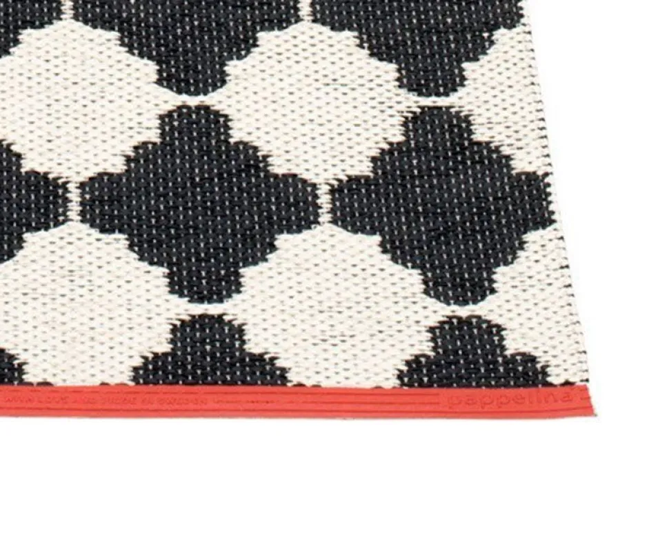 Marre gångmatta Black Coral Stripe 70x150